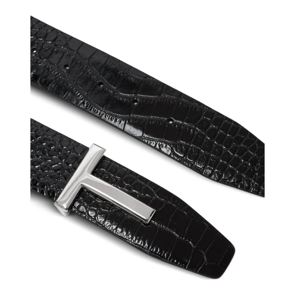 Men's 'Logo-Plaque' Belt