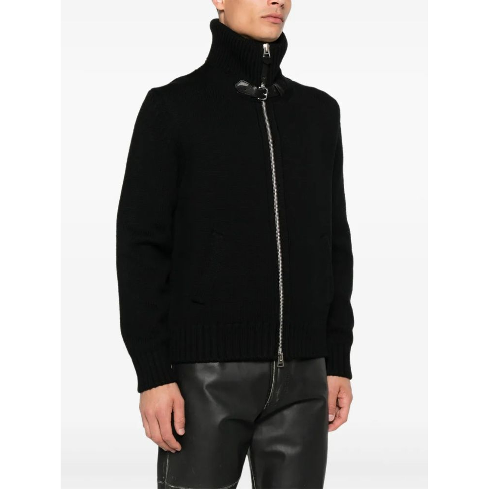 Veste 'Zip-Front Ribbed' pour Hommes