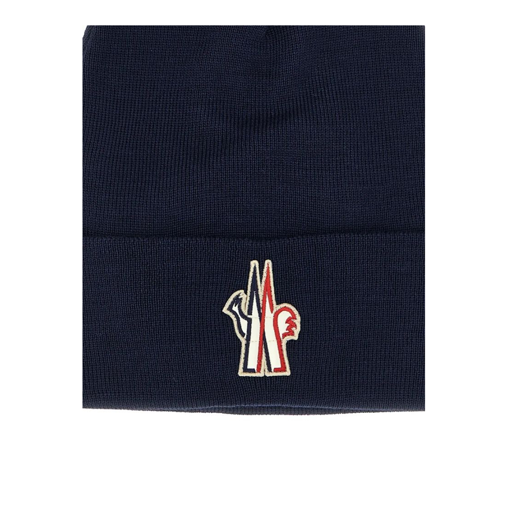 Ensemble bonnet et écharpe 'Turn-Up Logo Patch' pour Hommes