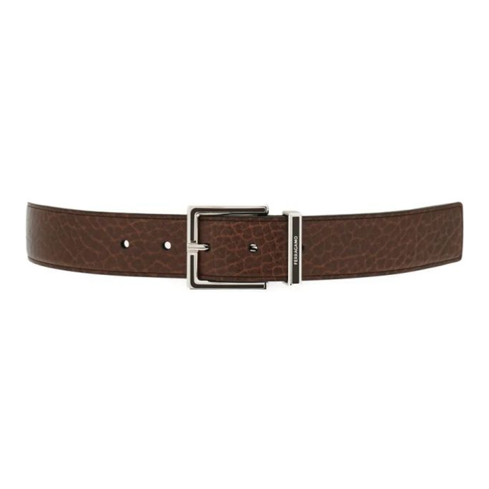 Ceinture 'Square-Buckle' pour Hommes