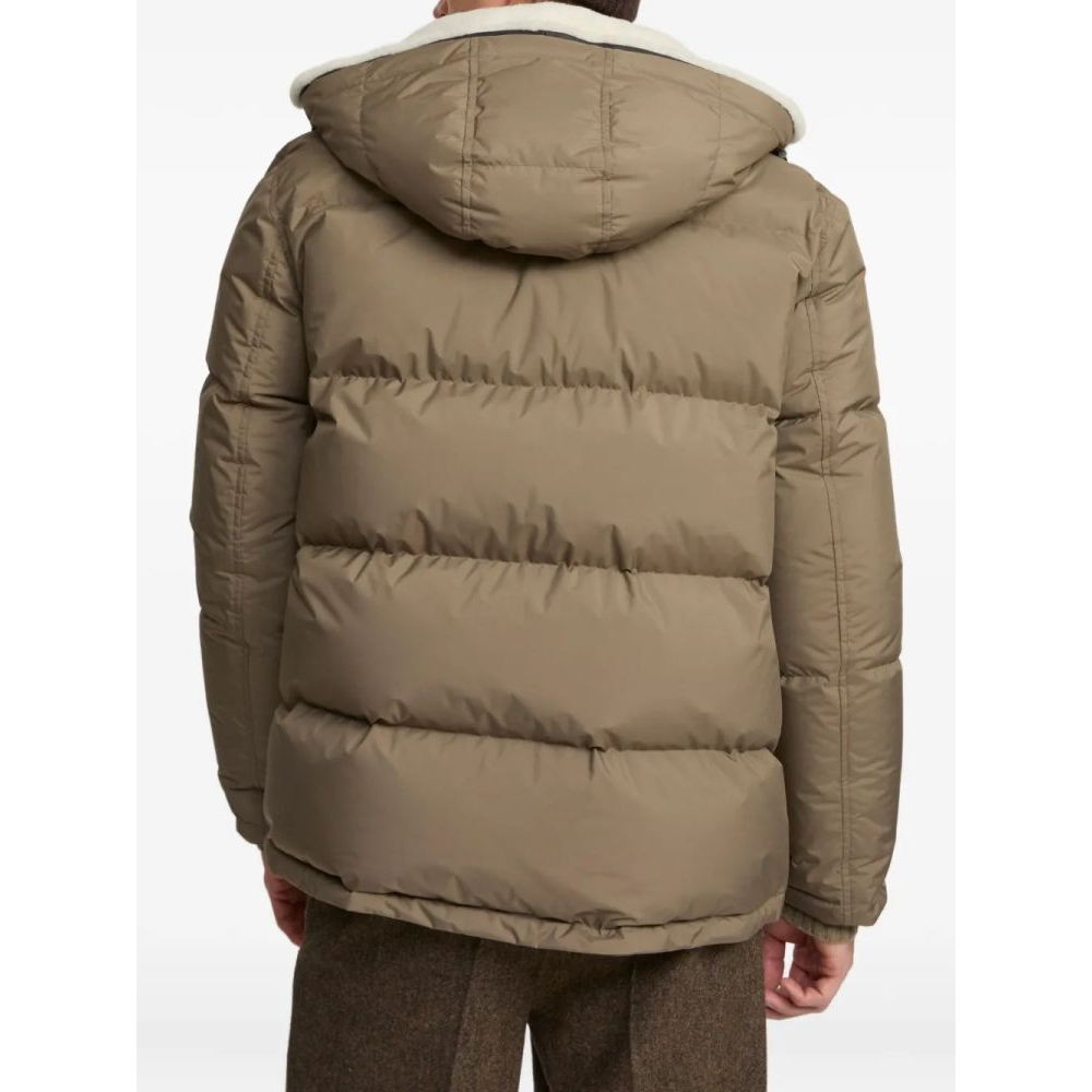 Manteau 'Shearling-Trimmed Hooded Padded' pour Hommes
