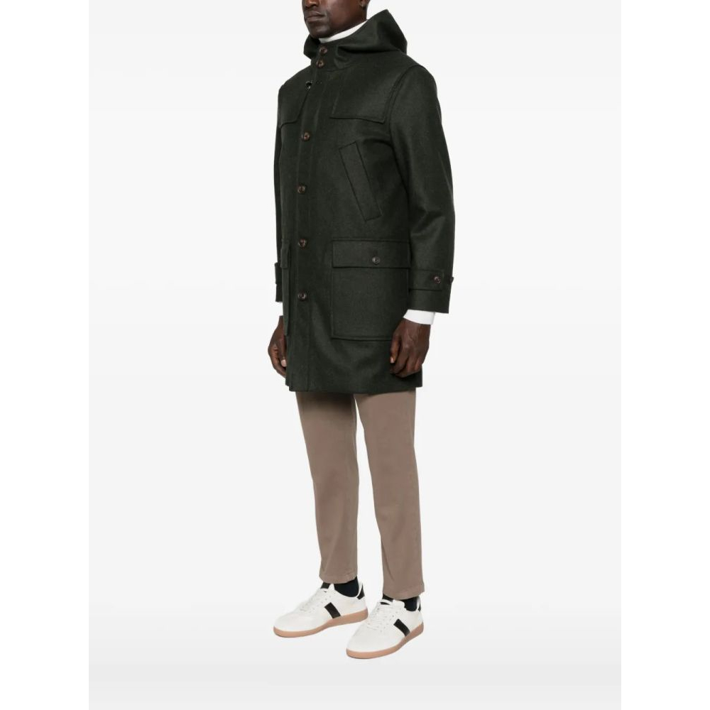 Manteau 'Patch-Pocket Single-Breasted' pour Hommes