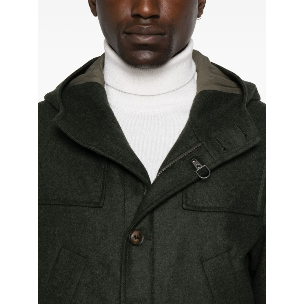 Manteau 'Patch-Pocket Single-Breasted' pour Hommes