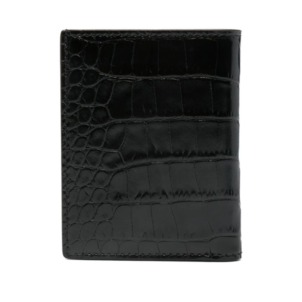 Men's 'Crocodile-Embossed' Card Holder