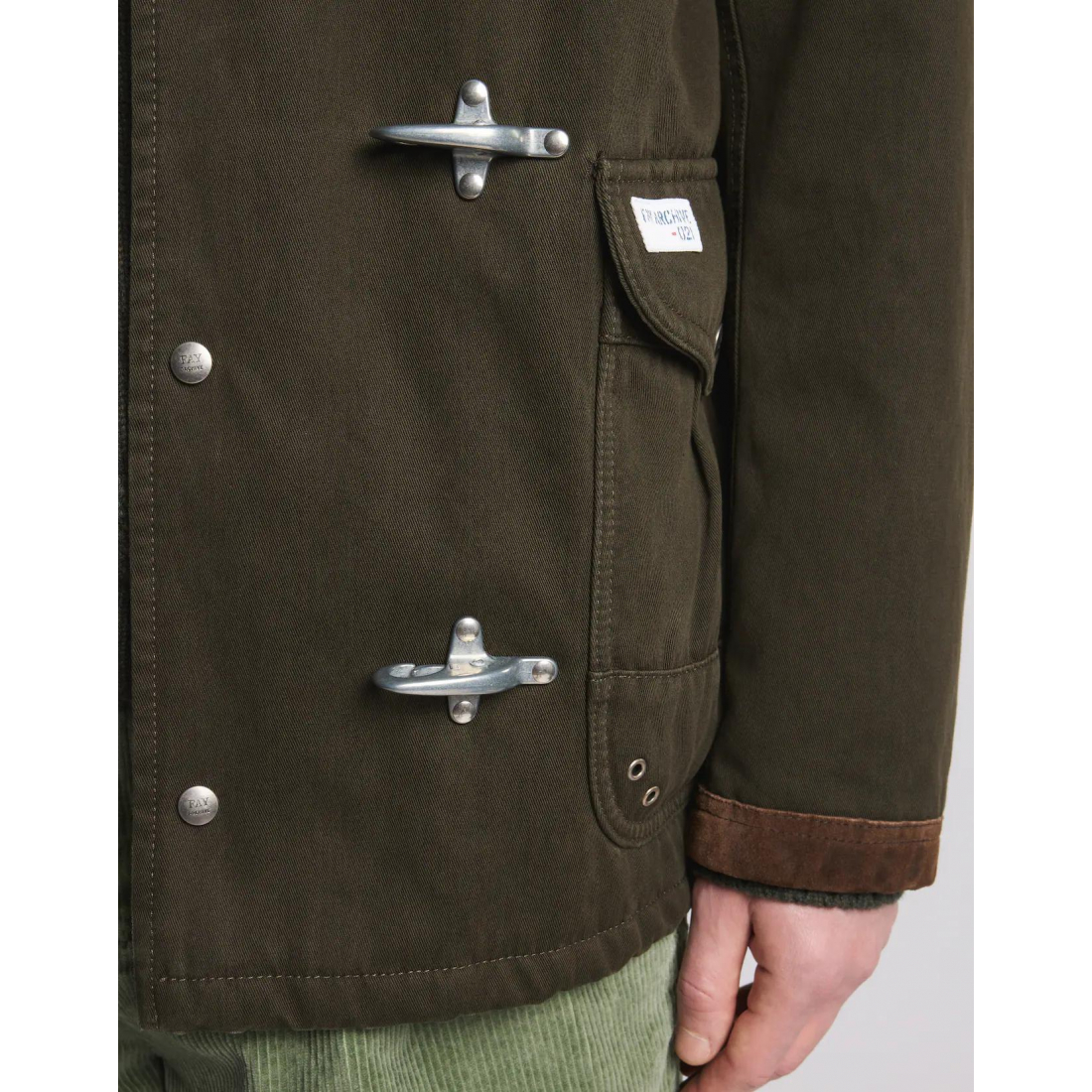 Veste 'Toggle-Fastening Corduroy-Collar' pour Hommes