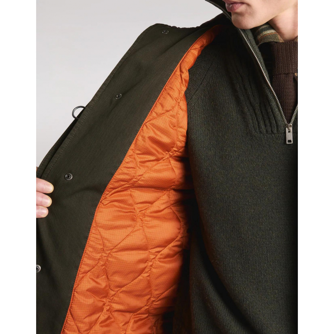 Veste 'Toggle-Fastening Corduroy-Collar' pour Hommes