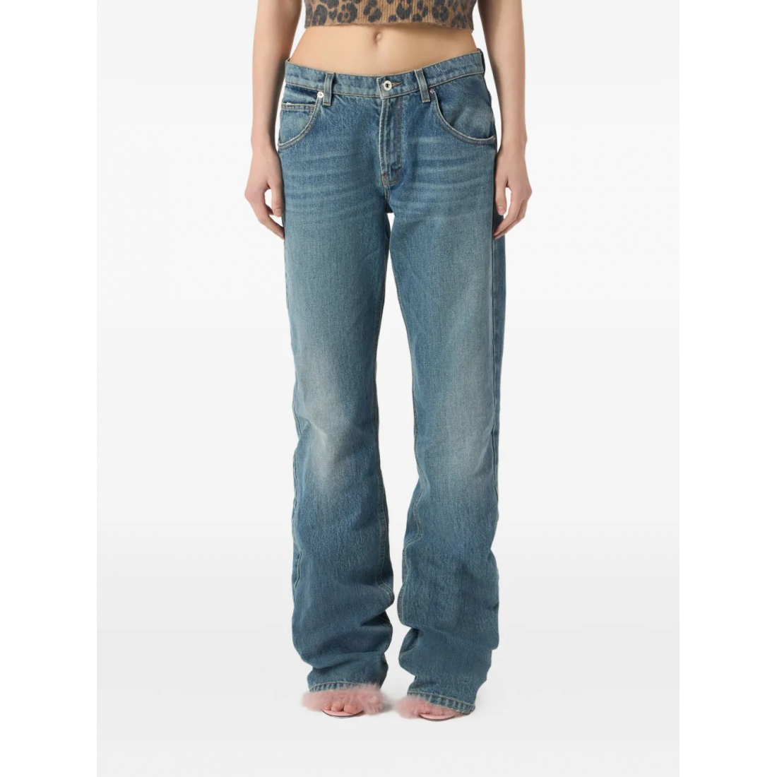 Women's 'Logo-Print' Jeans