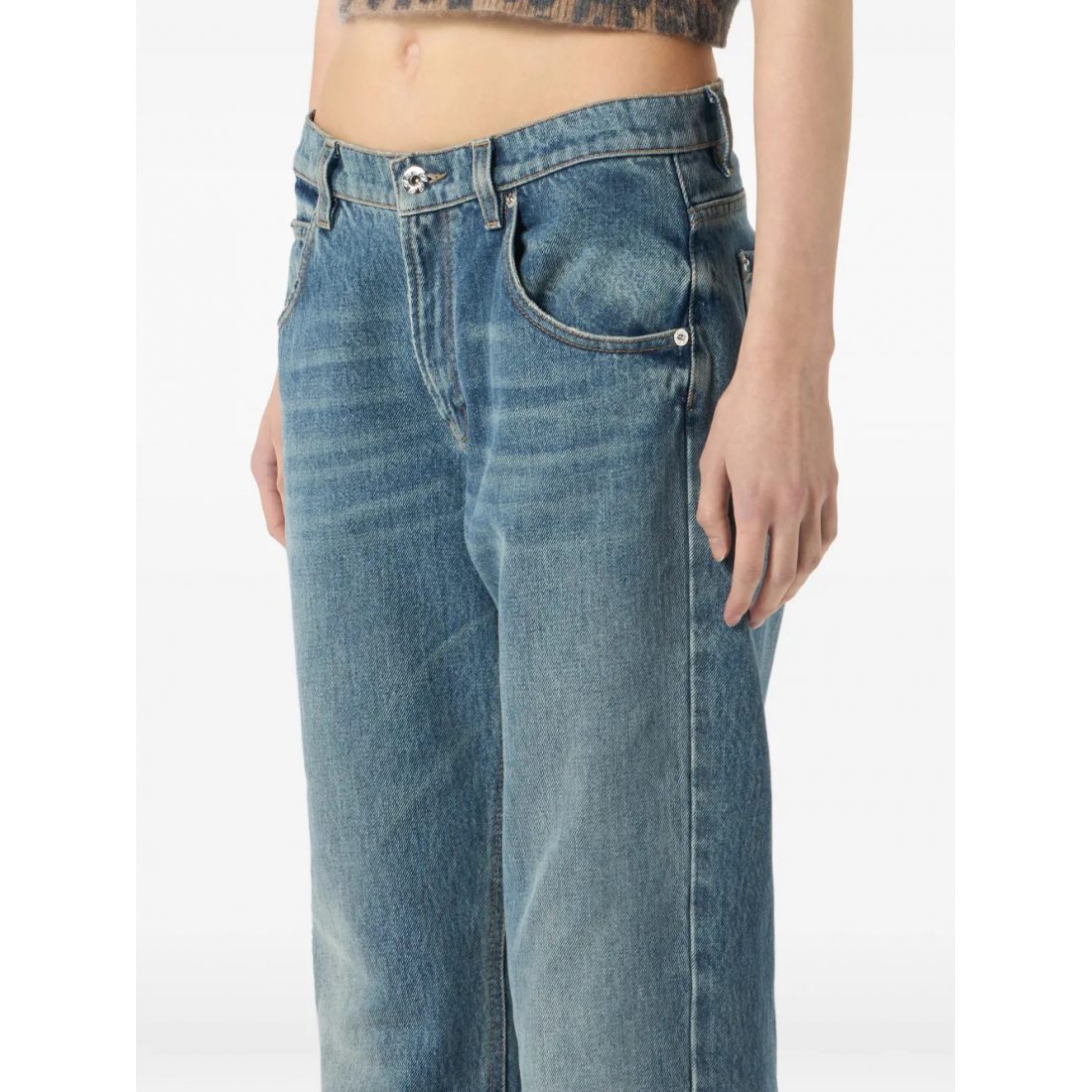 Women's 'Logo-Print' Jeans