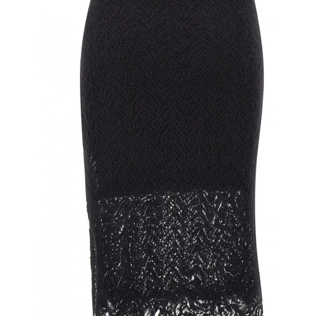 Jupe Midi 'Textured Lace-Detailed' pour Femmes