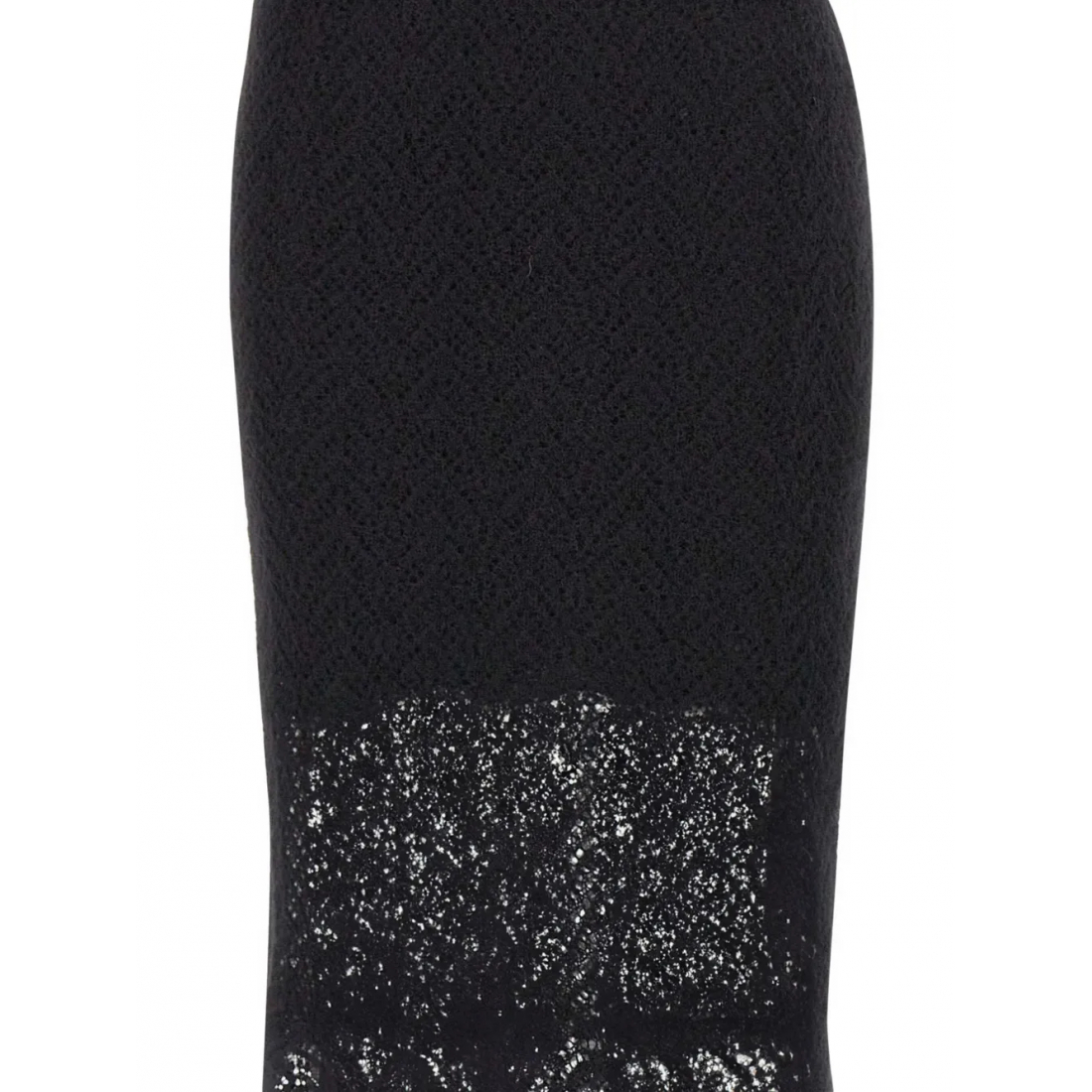 Jupe Midi 'Textured Lace-Detailed' pour Femmes