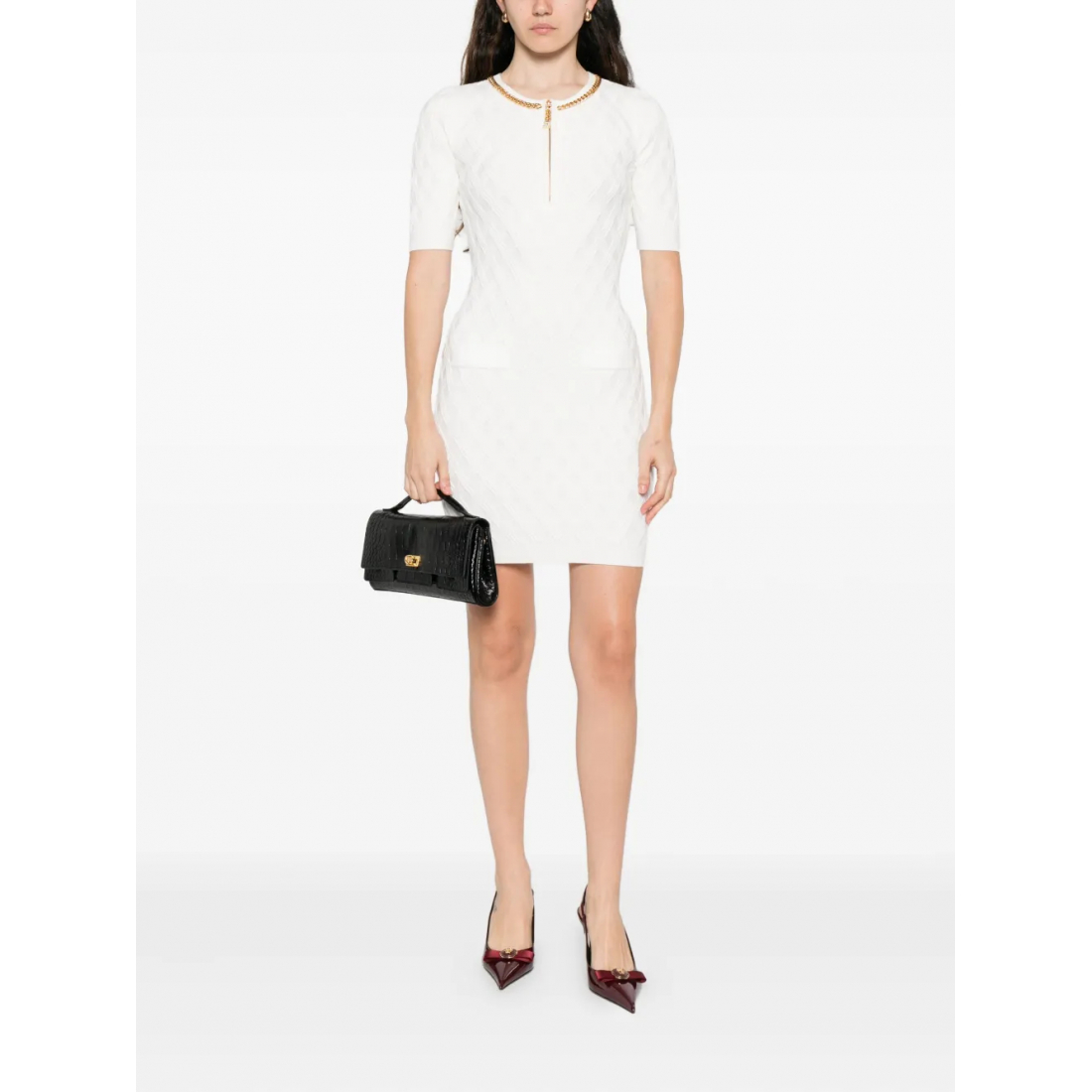 Women's 'Chain-Embellished' Mini Dress