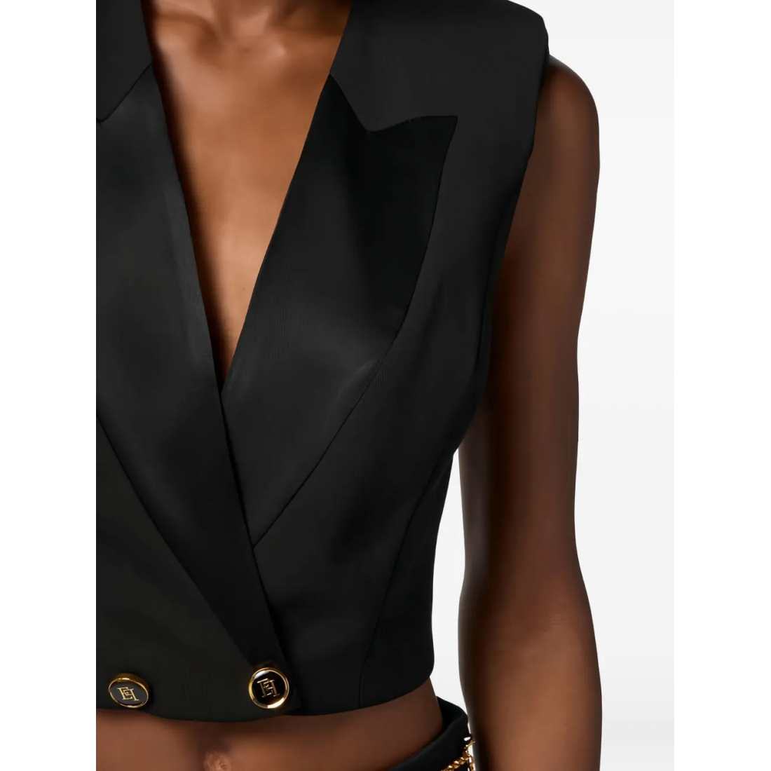 Manteau 'Satin Lapels Button' pour Femmes