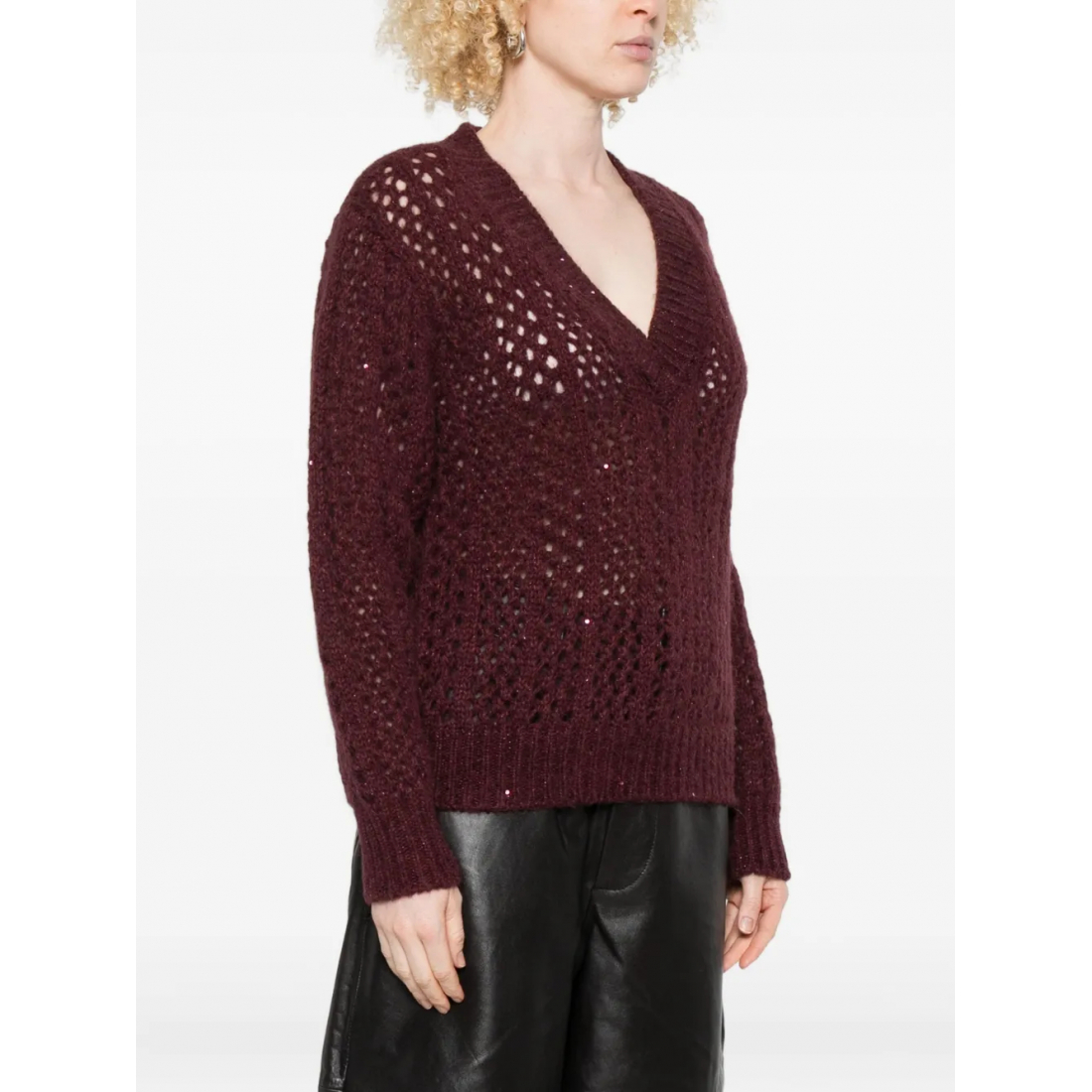 'Open-Kni' Pullover für Damen