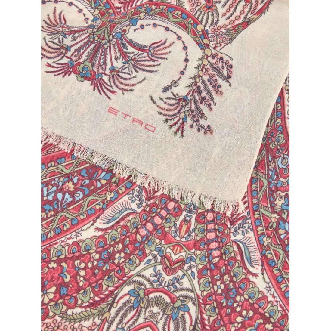 Women's 'Paisley-Print' Cashmere Scarf
