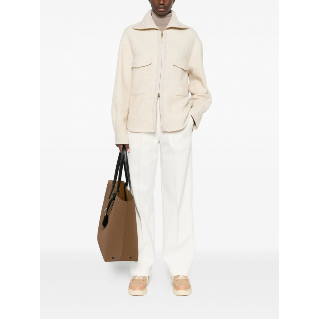 Veste 'Zip-Up Bouclé' pour Femmes