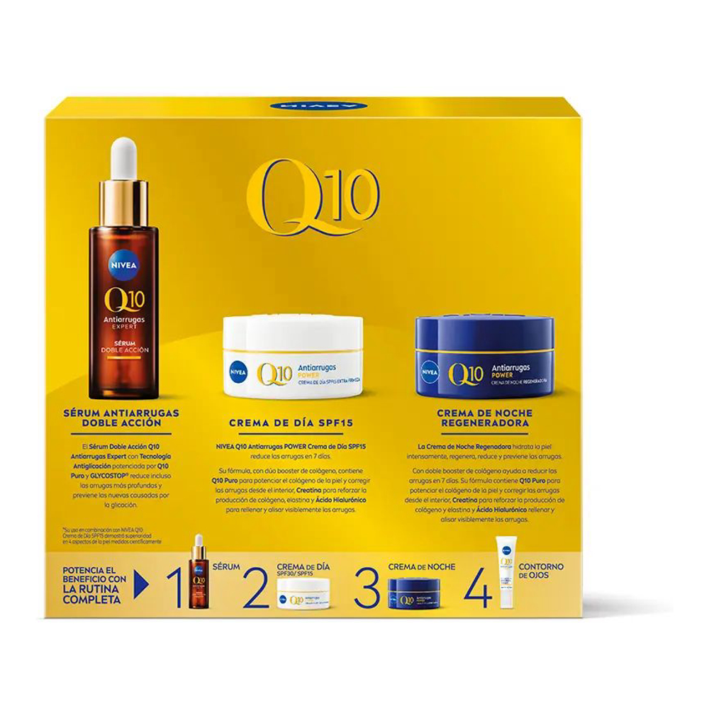 'Q10 Anti-Aging Routine' Anti-Aging-Pflegeset - 3 Stücke