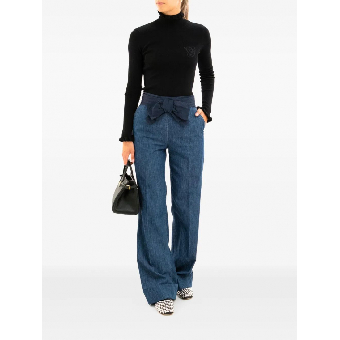 Women's 'Bow-Detail' Jeans