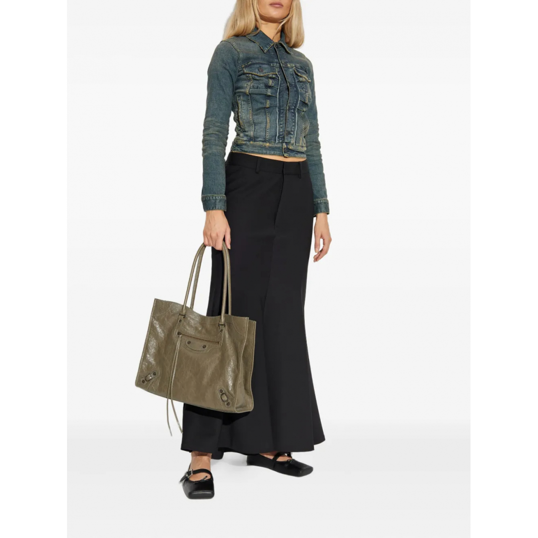 Veste en jeans 'Button-Fastening' pour Femmes