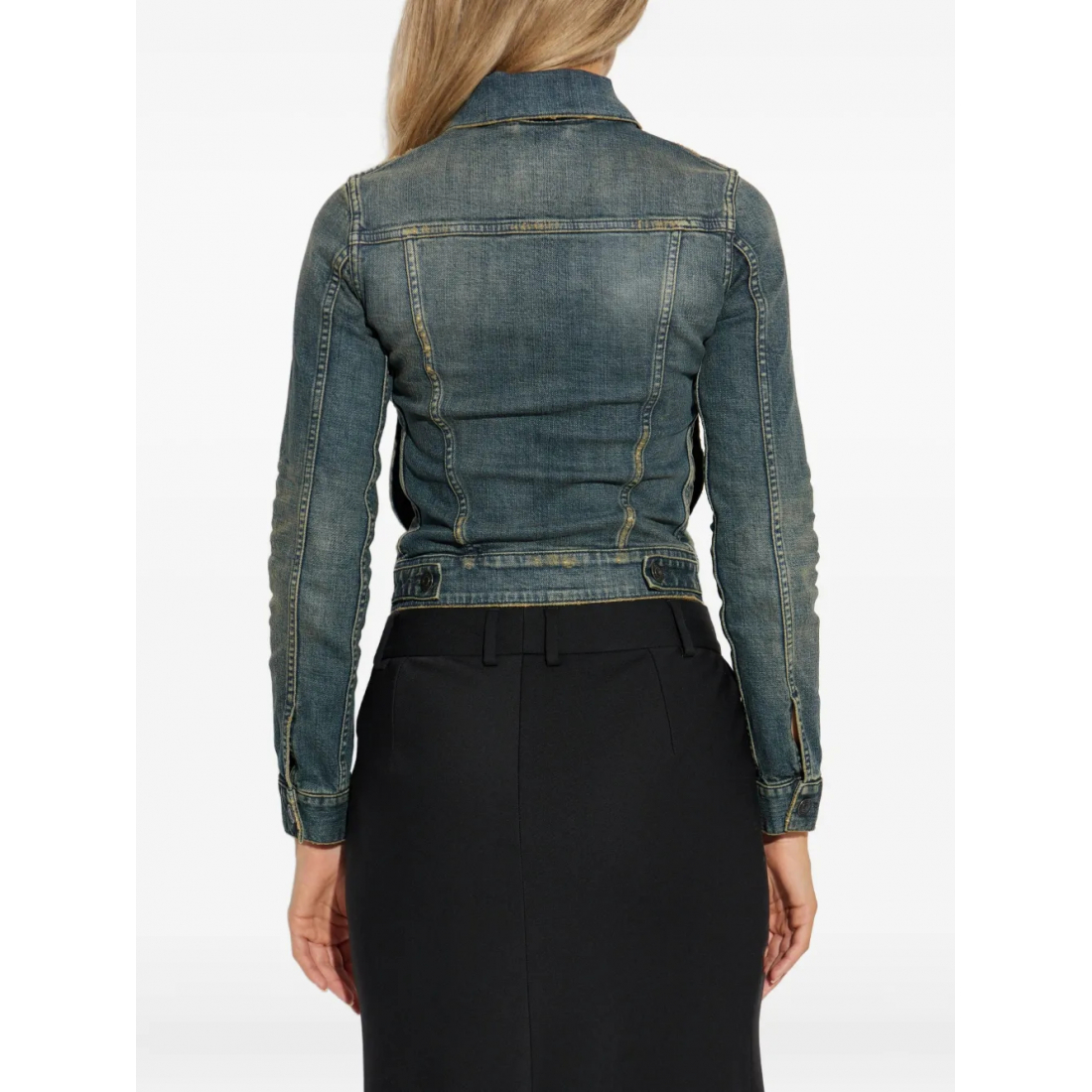 Veste en jeans 'Button-Fastening' pour Femmes