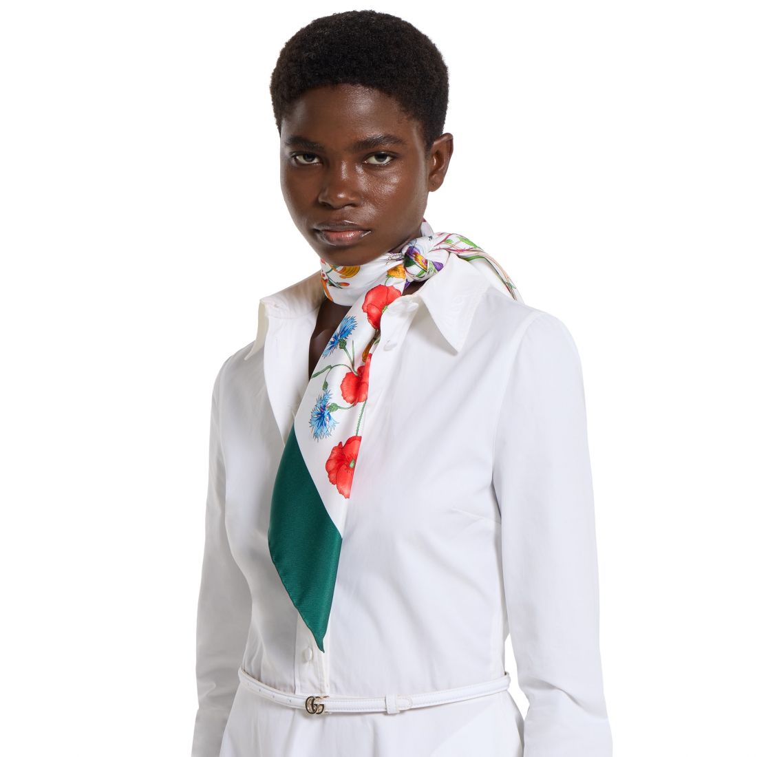 Foulard en soie 'Printed Flora' pour Femmes
