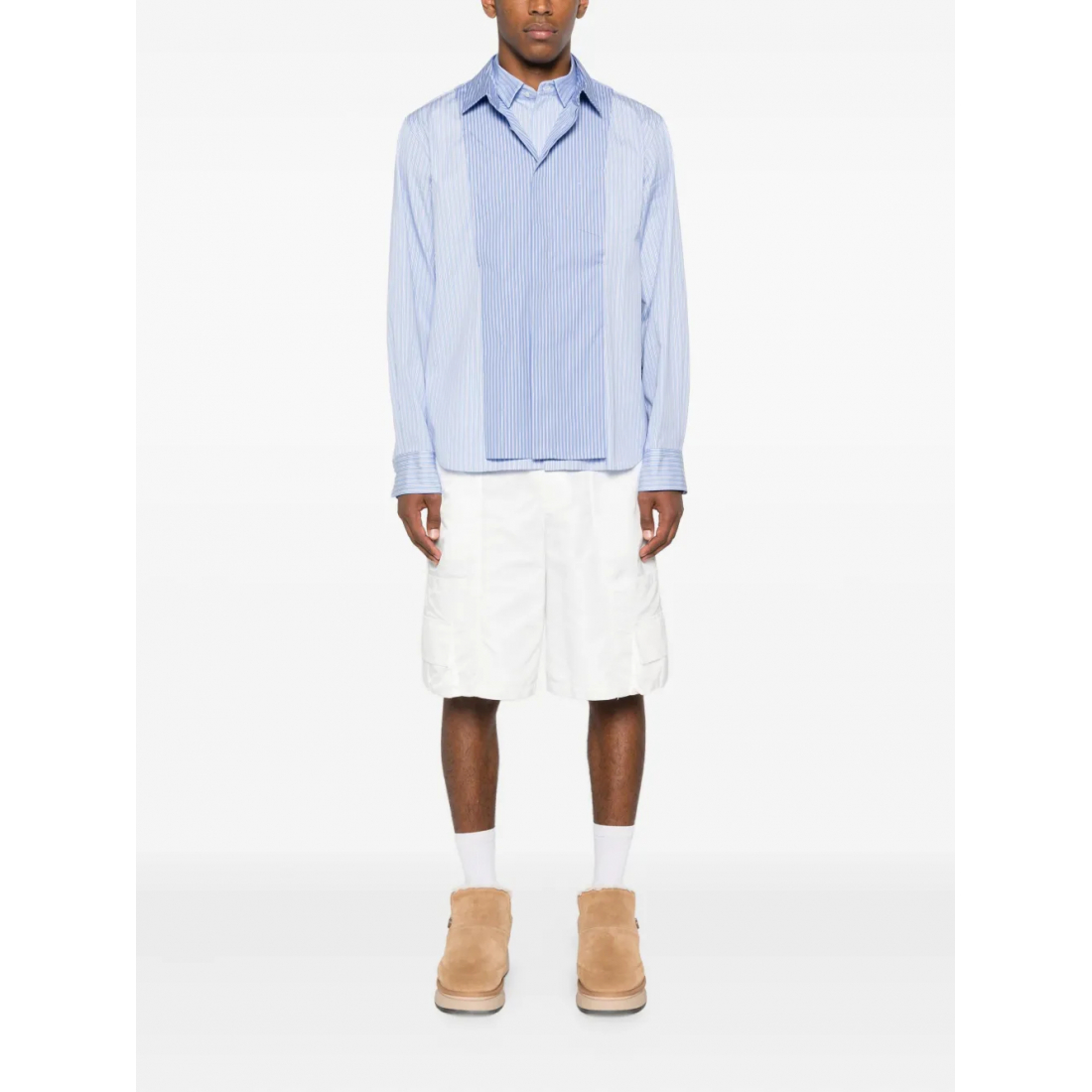 Men's 'Striped Panelled' Shirt