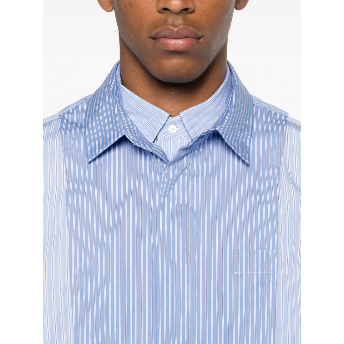 Men's 'Striped Panelled' Shirt