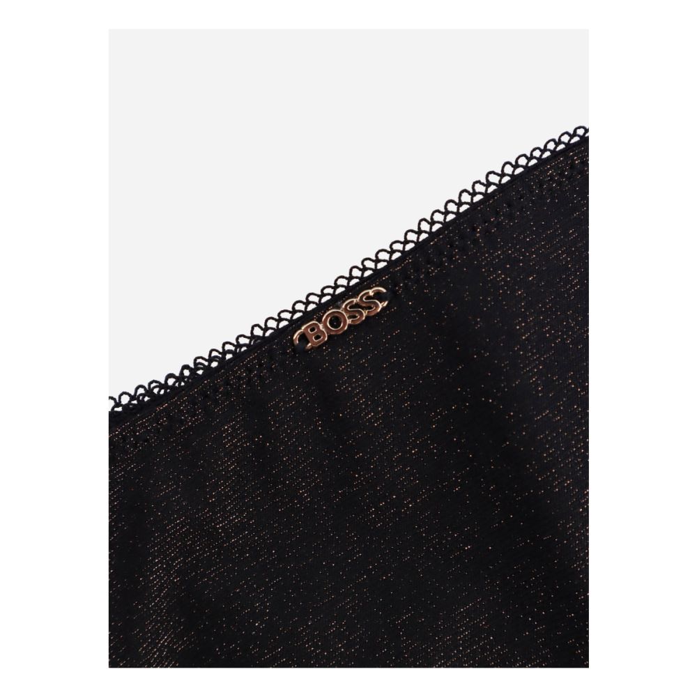 Tanga 'Lace Trim' pour Femmes - 3 Pièces