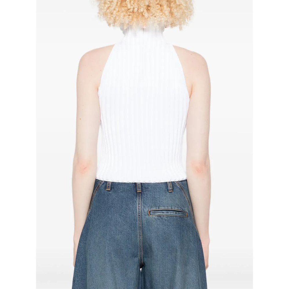 Women's 'Pom-Pom' Halterneck Top