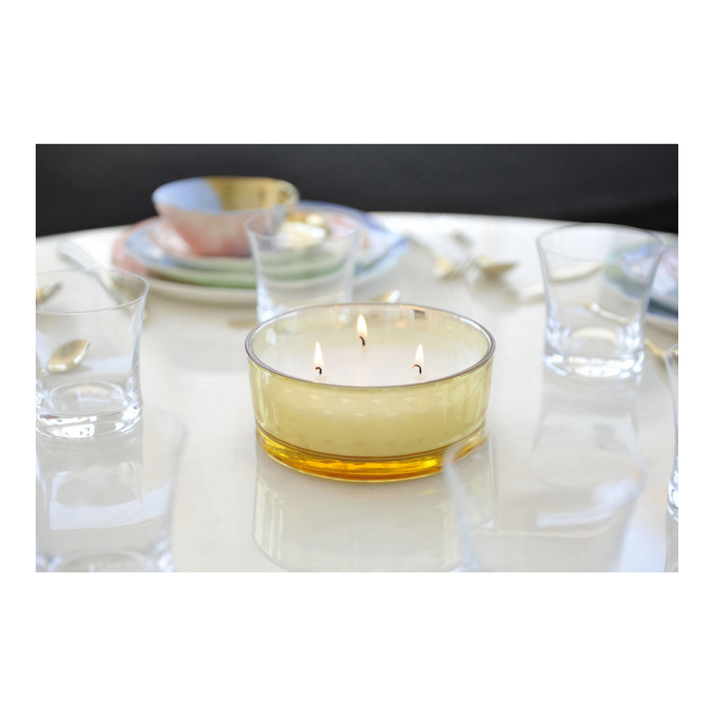 Bougie Vanille Pot En Verre Doré