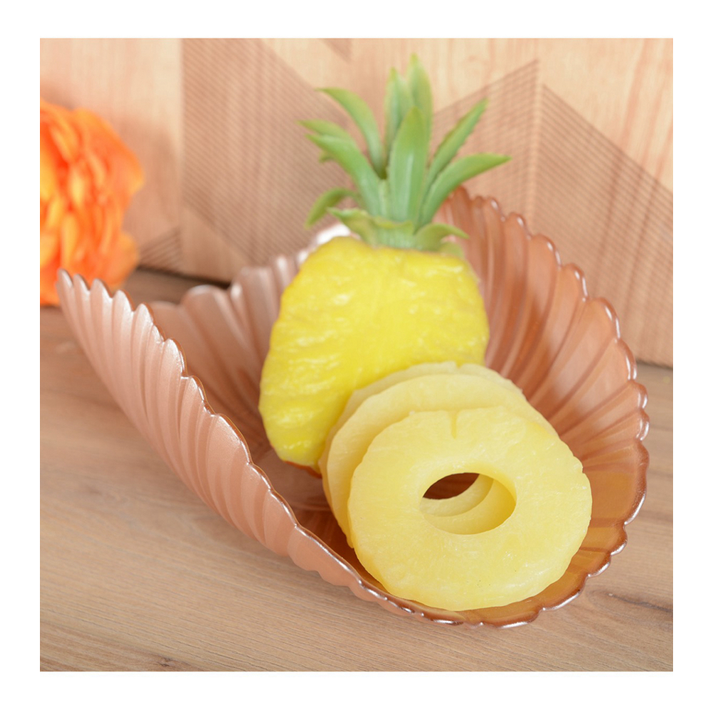 Dekorative Schale in Lachsfarben, 30 x 16 cm