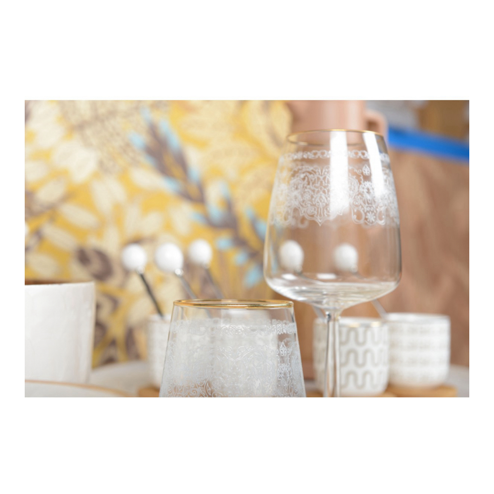 Arabesken-Weingläser – 6er-Set