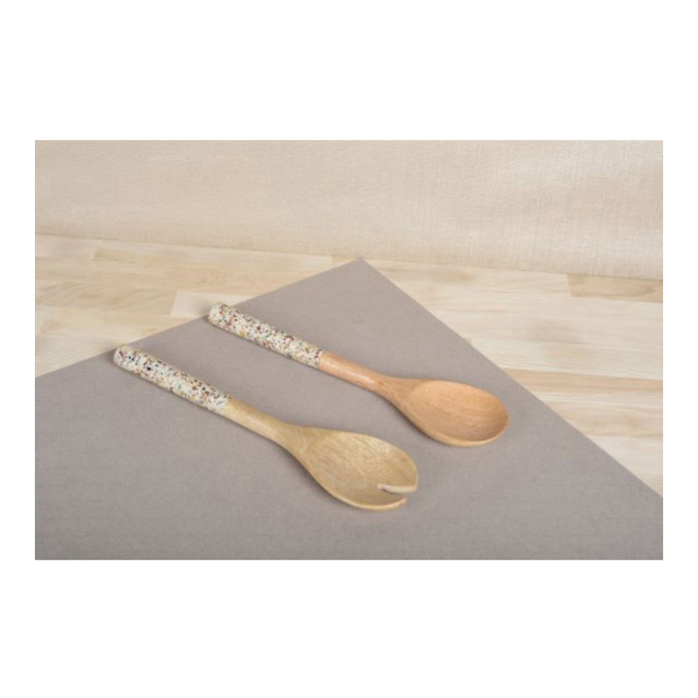 Salatbesteck aus Marmor