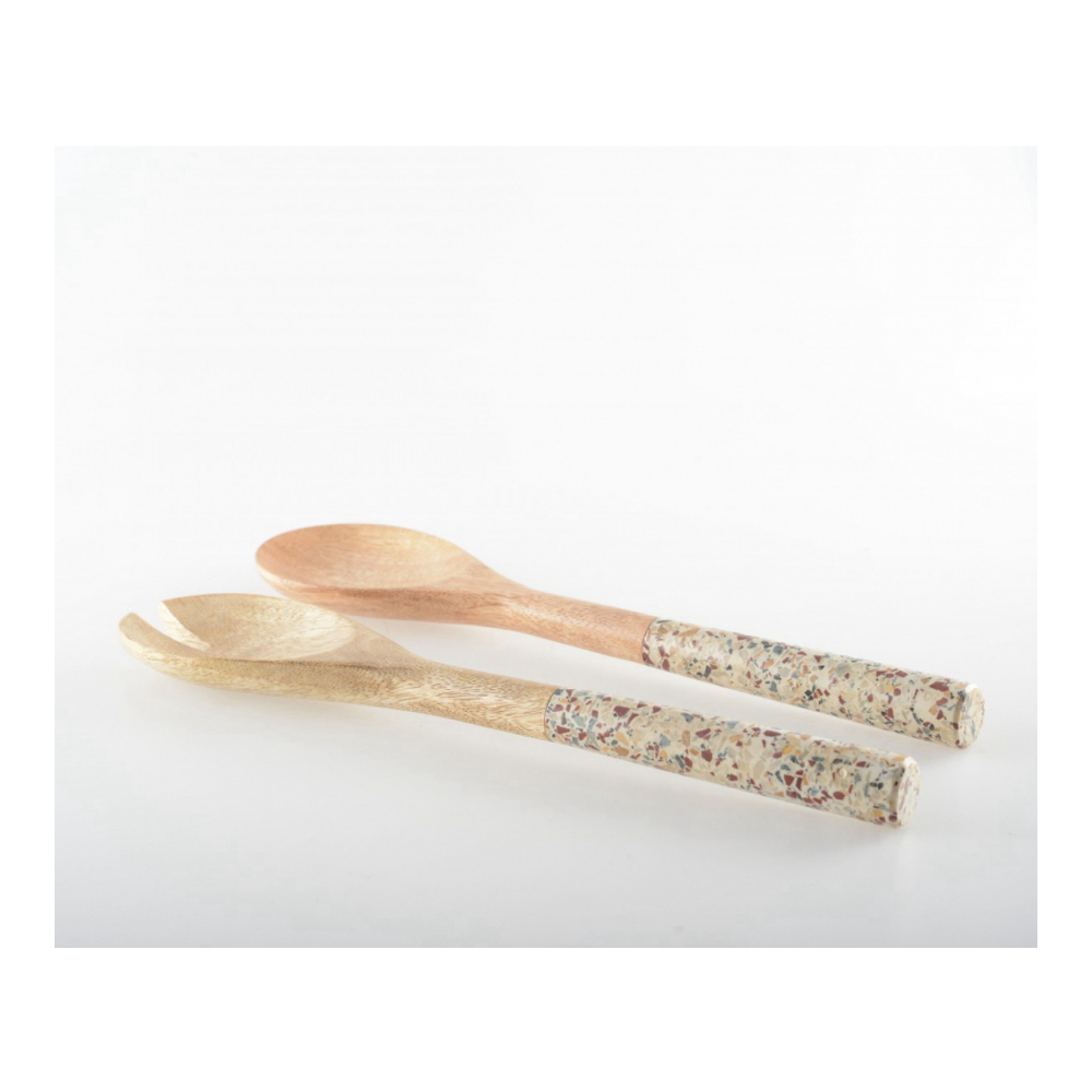 Salatbesteck aus Marmor