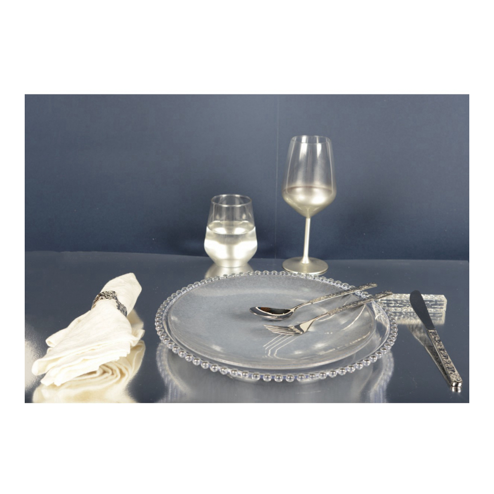 Verres À Vin Argent Glow - Lot De 6