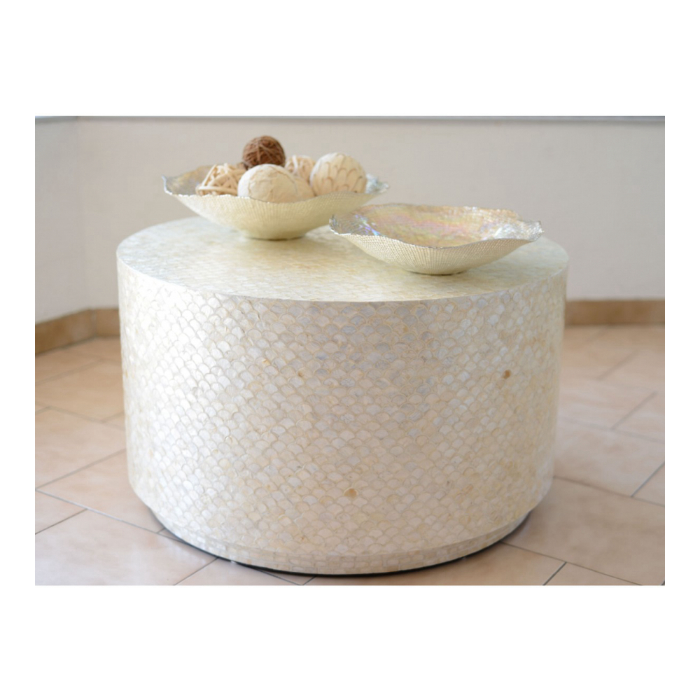 Pearl White Coffee Table 76x76x44cm