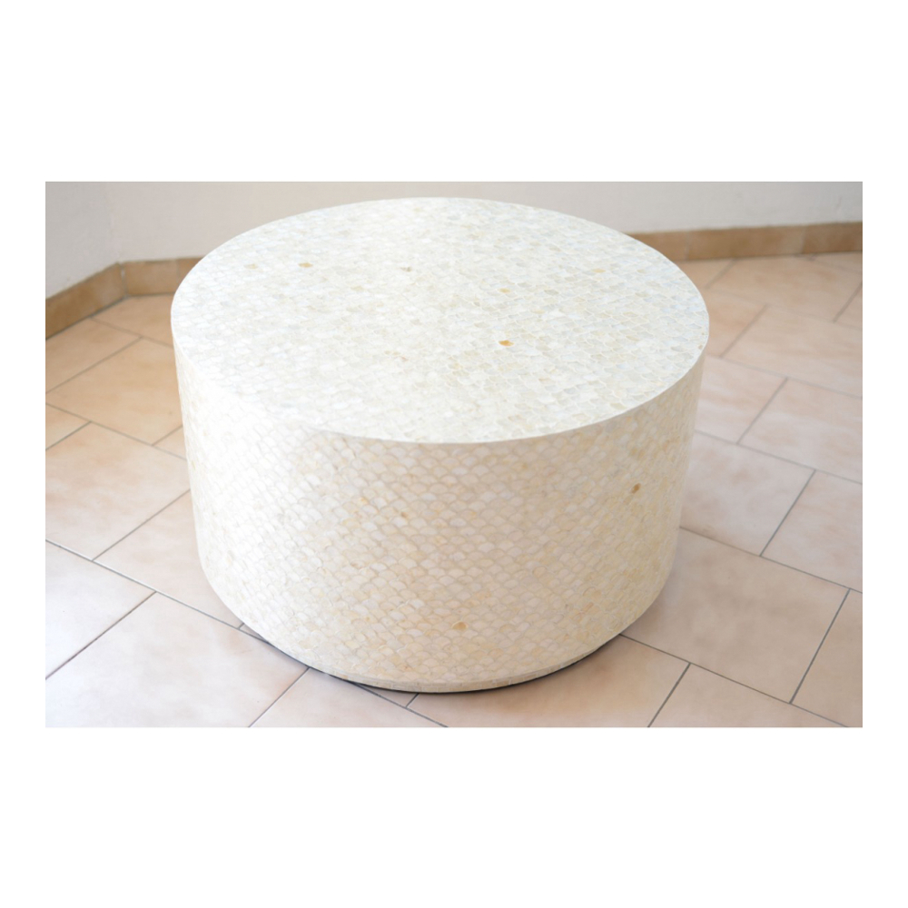 Pearl White Coffee Table 76x76x44cm