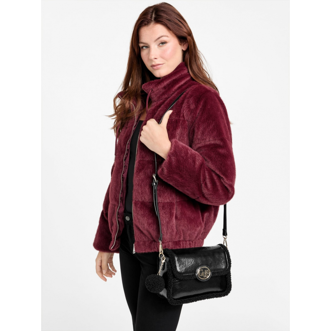 Sac à bandoulière 'Gina Sherpa' pour Femmes