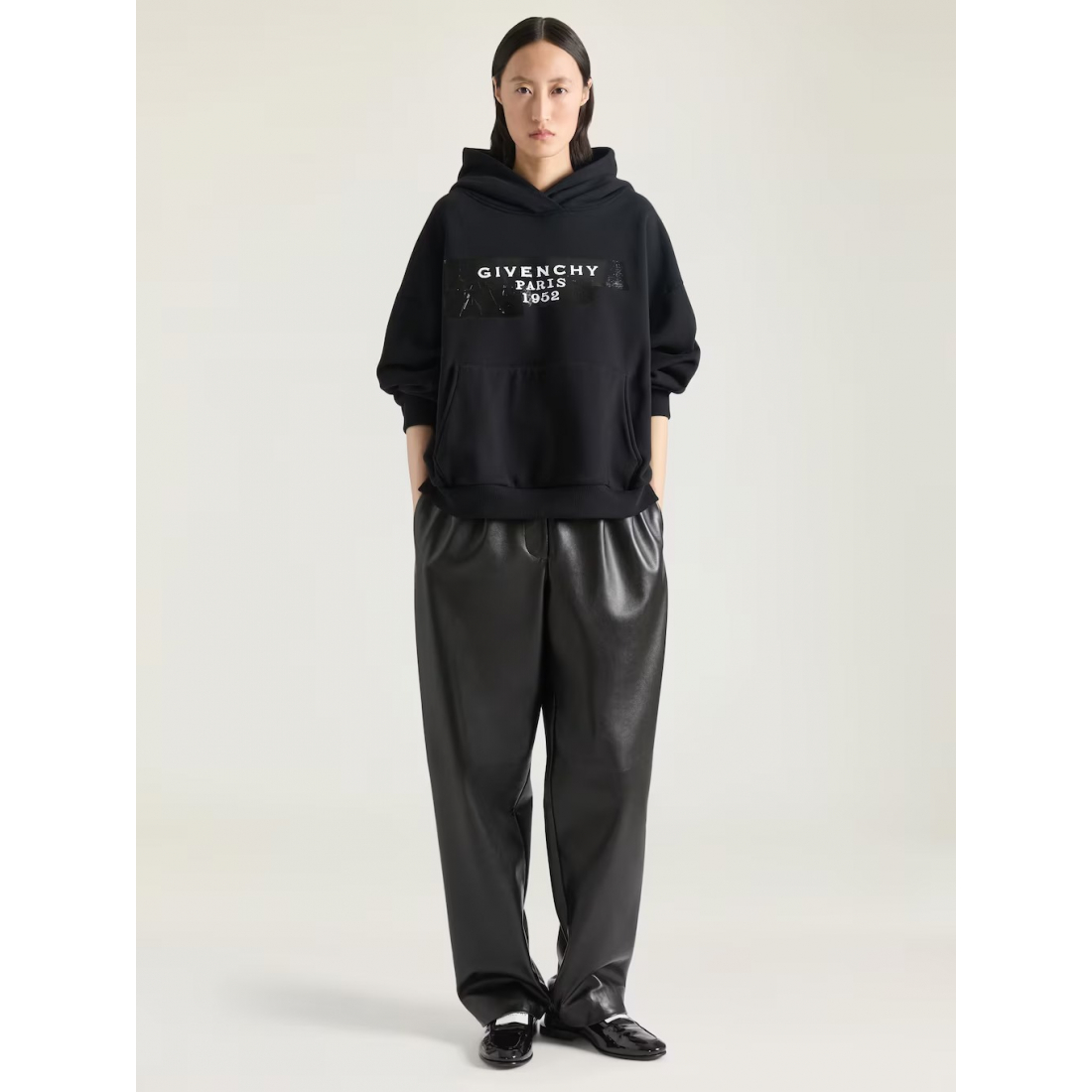 Sweatshirt à capuche  'Logo-Print' pour Femmes