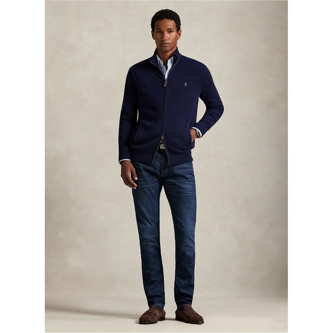 Sweatshirt 'Zip-Up' pour Hommes