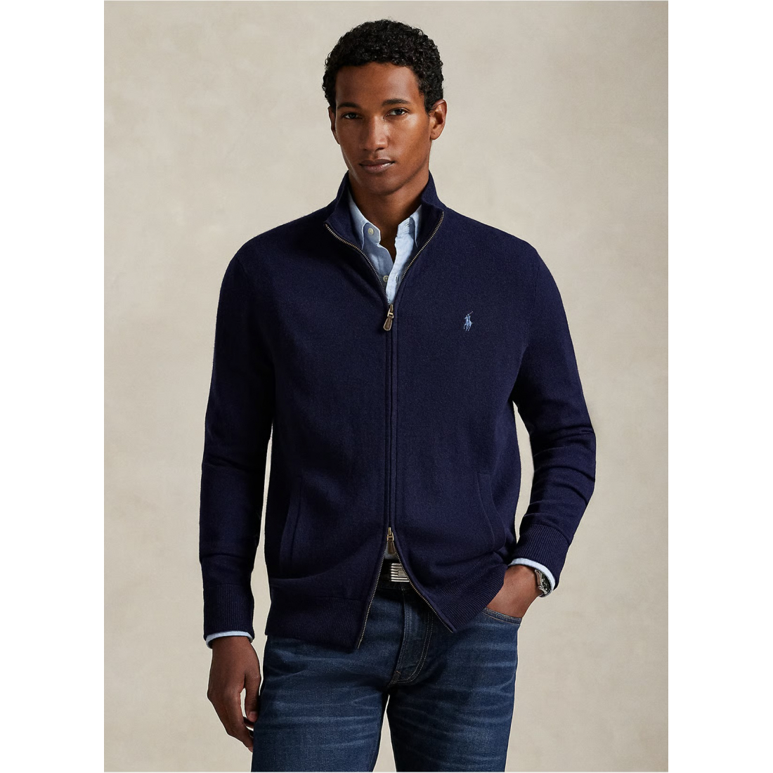 Sweatshirt 'Zip-Up' pour Hommes