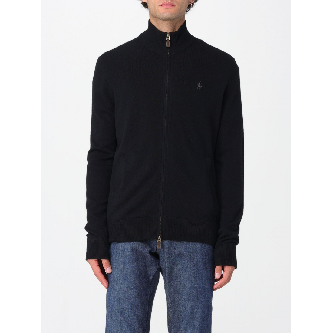 'Zip-Neck Logo' Jacke für Herren