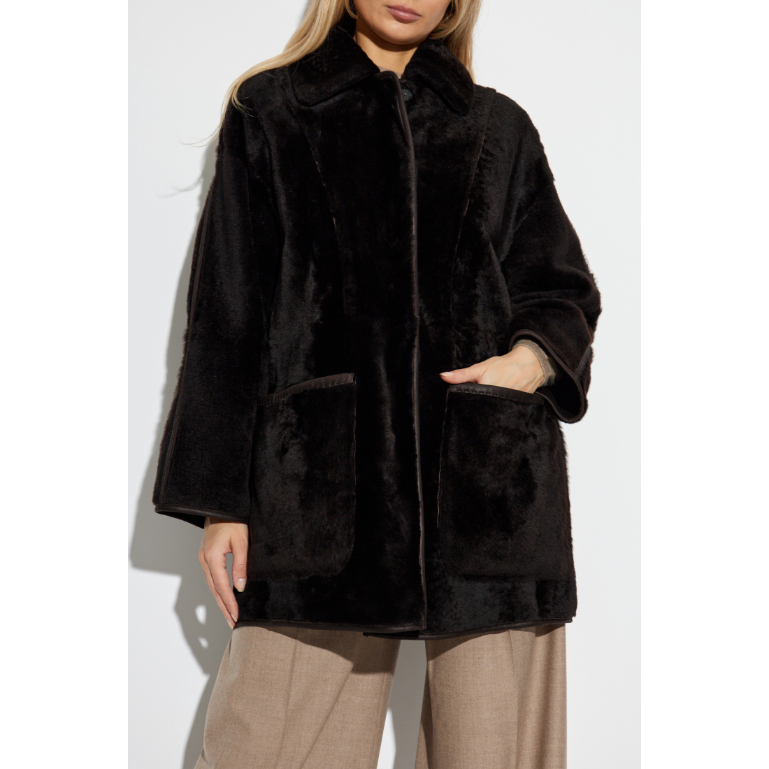 'Pirenei Reversible' Teddy-Mantel für Damen