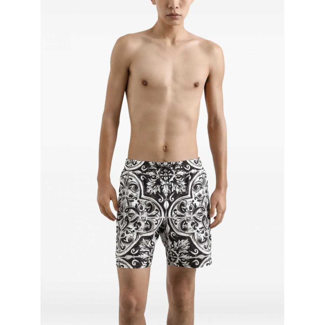 'Graphic-Print' Badeshorts für Herren