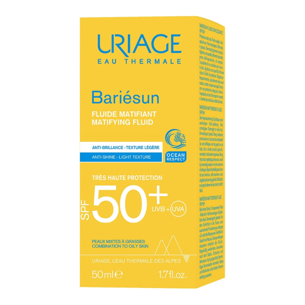 Bariésun Fluide Matifiant SPF50+ Anti Brillance Texture Légère - 50 ml