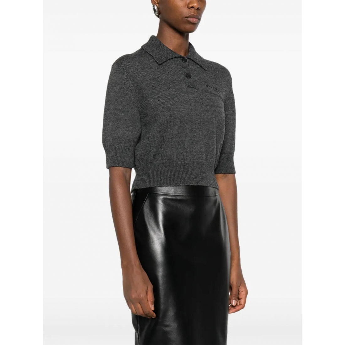 Pull 'Short-Sleeve Logo' pour Femmes