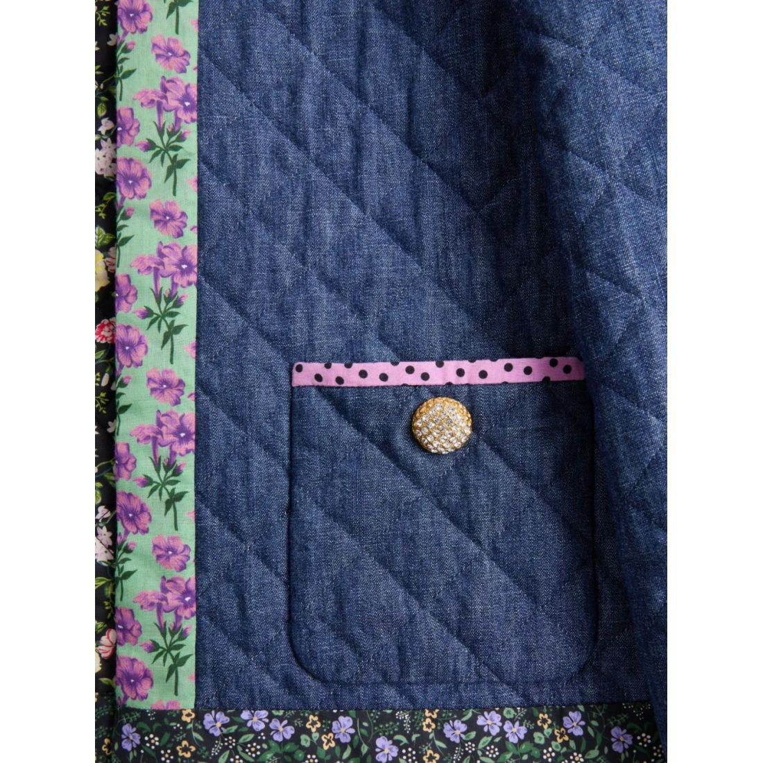 Cardigan 'Quilted Floral' pour Femmes