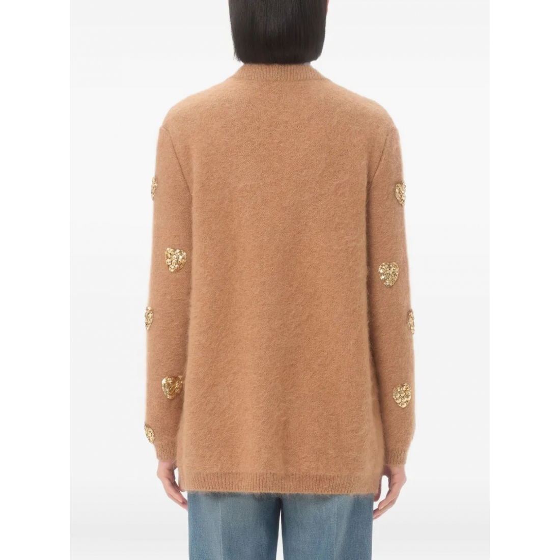Cardigan 'Heart-Embellished' pour Femmes