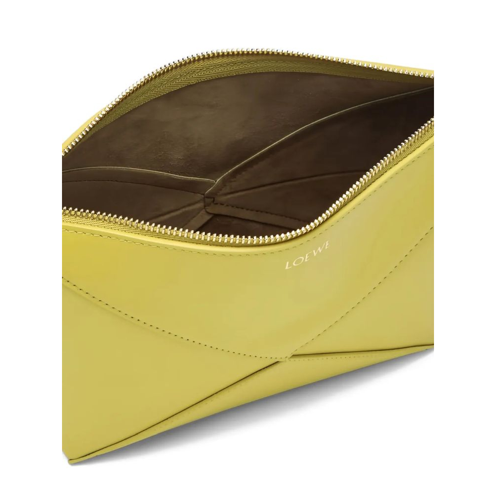 Women's 'Puzzle Fold Geometric-Zip' Shoulder Bag