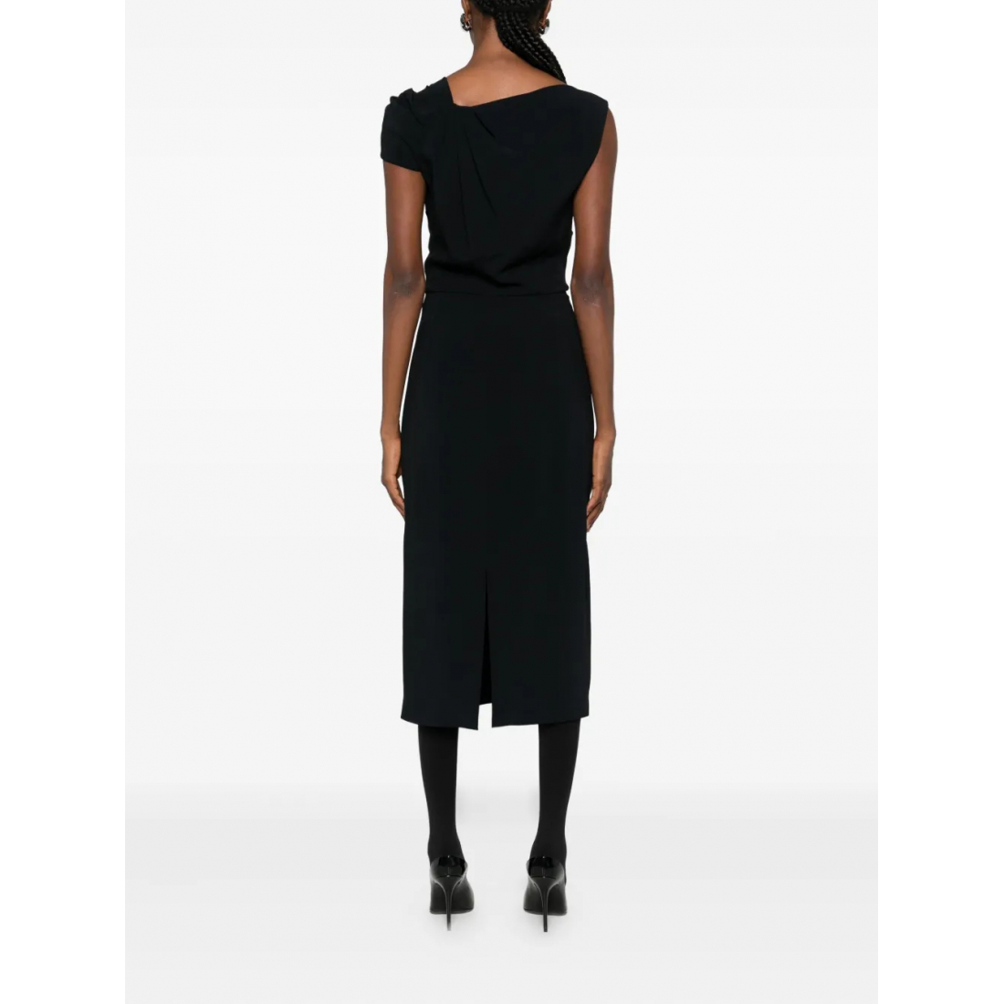 Robe à une épaule 'Draped-Detail' pour Femmes