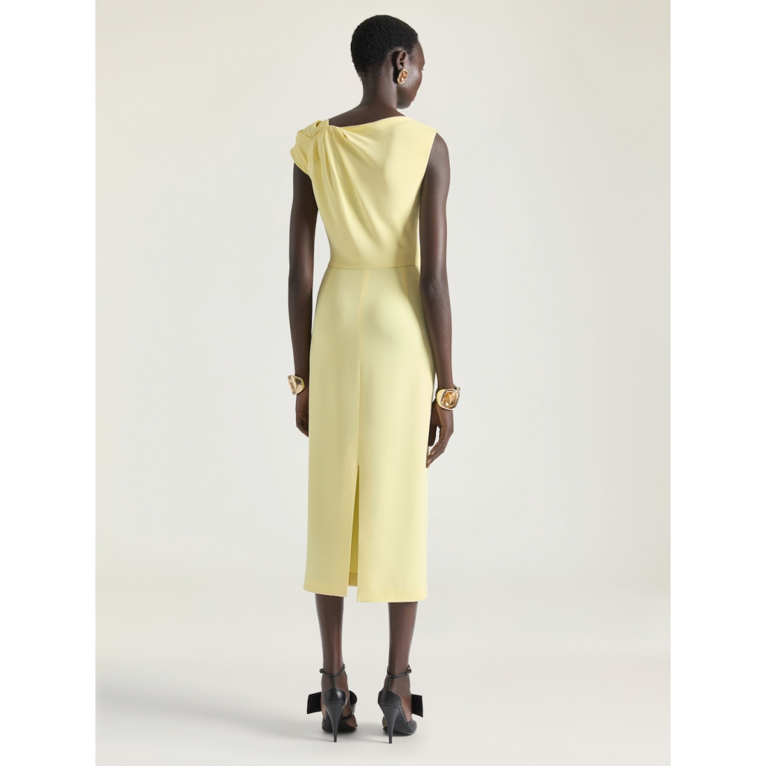 Robe à une épaule 'Draped' pour Femmes